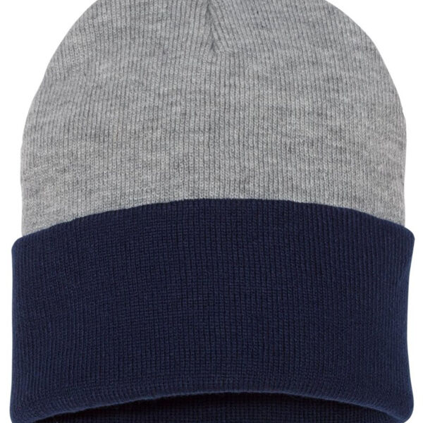 Colorblocked 12" Cuffed Beanie Thumbnail