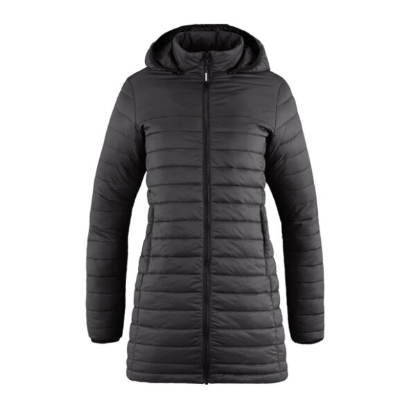 Glacier Bay - Ladies Full Length Puffy Jacket w/ Detachable Hood Thumbnail