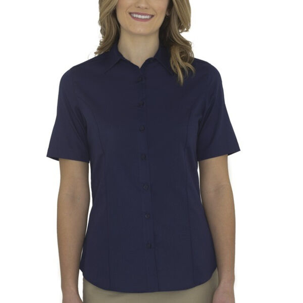 COAL HARBOUR EVERYDAY SHORT SLEEVE WOVEN LADIES' SHIRT Thumbnail