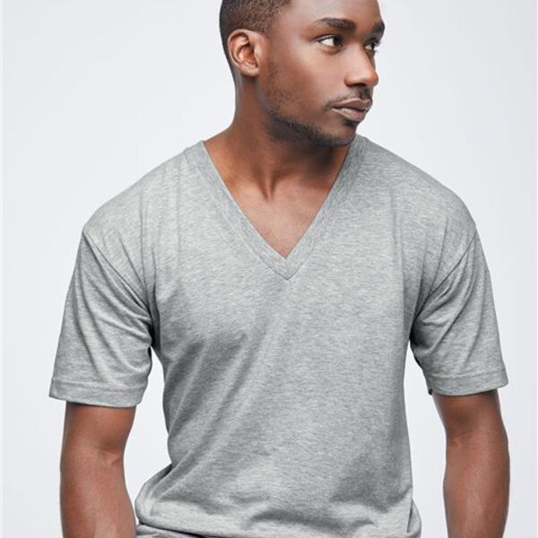 American Apparel - Fine Jersey V-Neck Tee Thumbnail