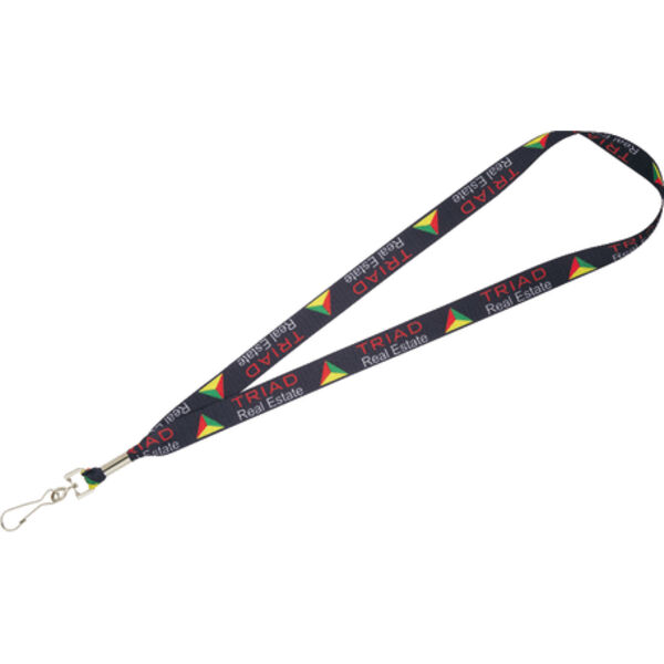 Full Color 3/4" Lanyard w/ Hook Thumbnail