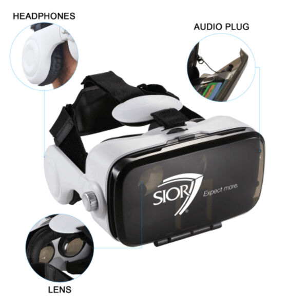 Virtual Reality Headset with Headphones Thumbnail