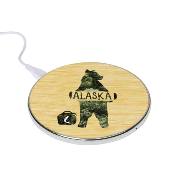 Rustic Wireless Charging Pad Thumbnail