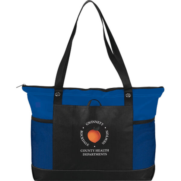 Non-Woven Zippered Convention Tote Thumbnail