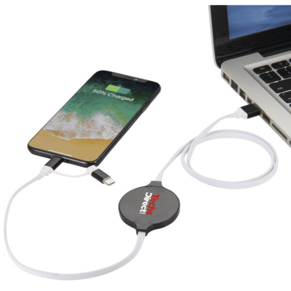 Gamma Wireless Charging Pad with 3-in-1 Cable Thumbnail