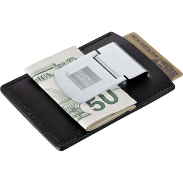 Zippo® Spring Loaded Leather Money Clip Thumbnail
