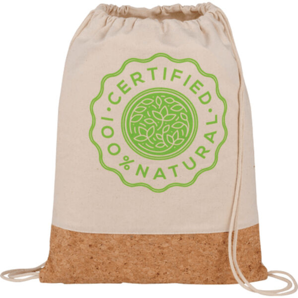 Cotton and Cork Drawstring Bag Thumbnail