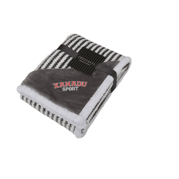 Field & Co.® Chevron Striped Sherpa Blanket Thumbnail