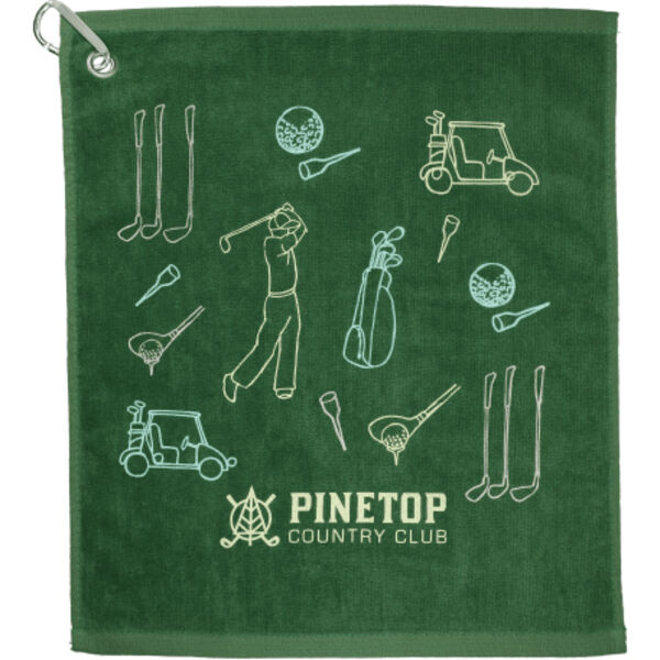 1.3 lb./doz. 18x15in Terry Golf Towel Thumbnail