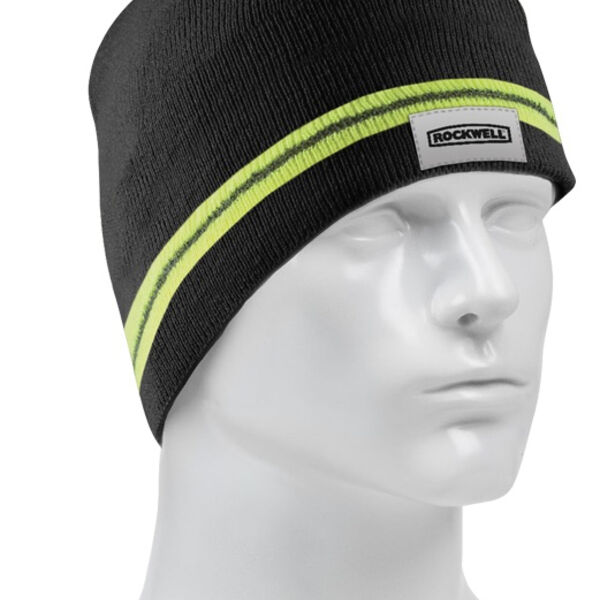 Winter Beanie with Reflective Stripe Thumbnail