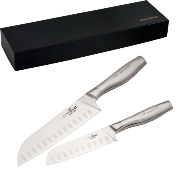 Prime Chef™ Stainless Steel 2 Piece Santoku Set Thumbnail