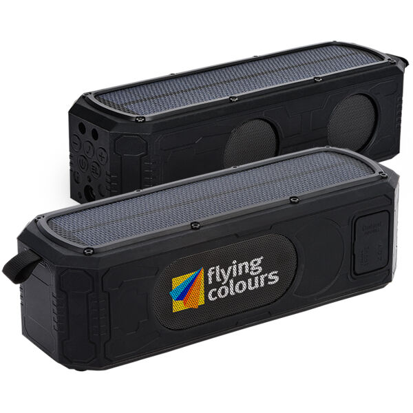 9W Solar Waterproof Bluetooth® Speaker/Power Bank Thumbnail