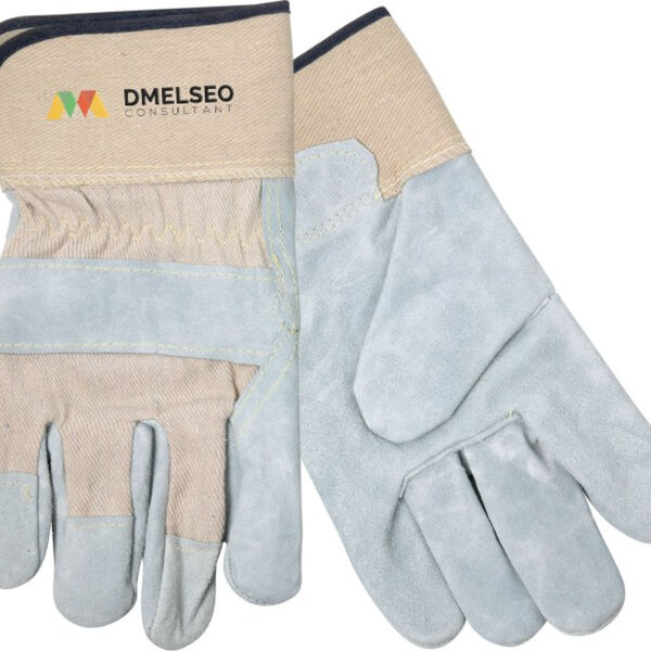 Split Leather Glove w/Safety Cuffs Thumbnail