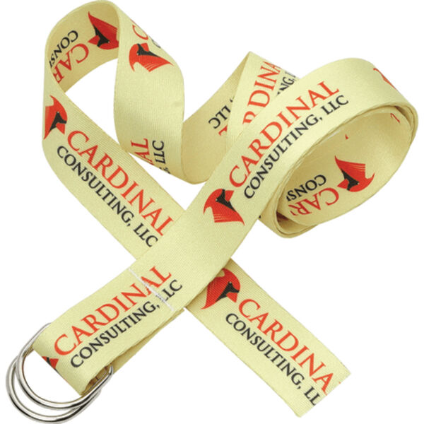 Full Color Adjustable Belt with D-Rings Thumbnail