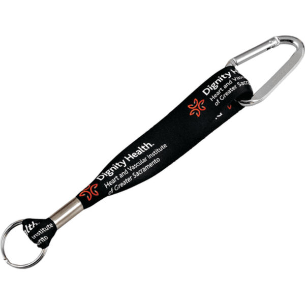 Full Color 1" Key Tag w/ Carabiner Thumbnail
