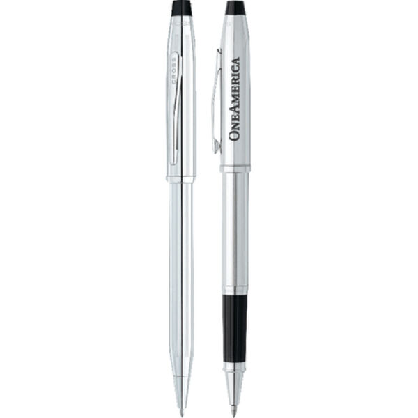 Cross® Century II Lustrous Chrome Pen Set Thumbnail
