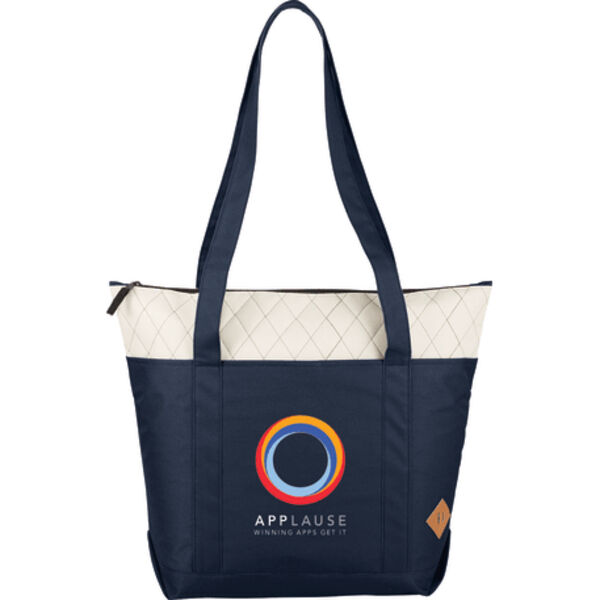 Quilted Zippered Boat Tote Thumbnail