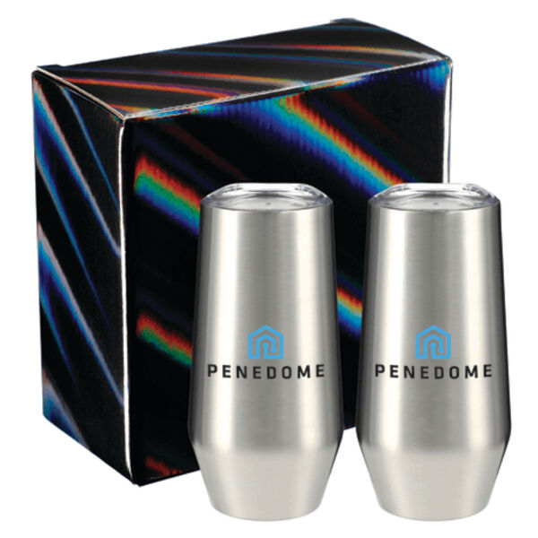 Cru Champagne Flute 9oz 2 in 1 Gift Set Thumbnail