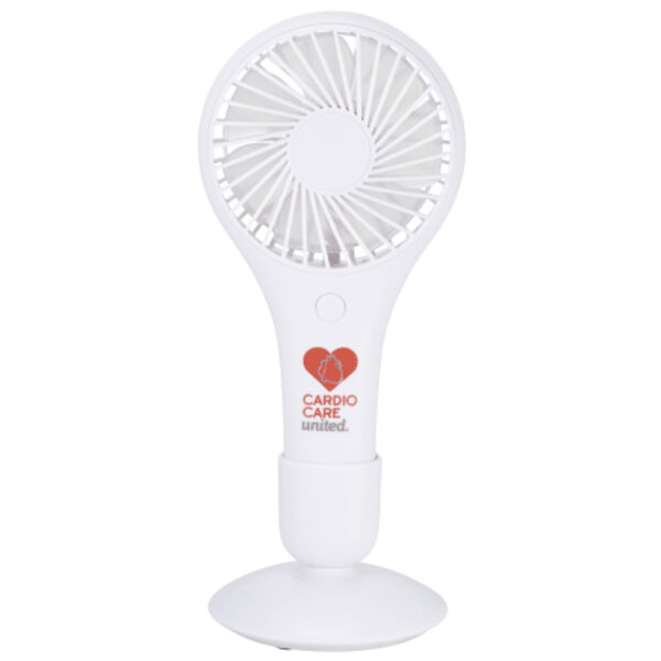 Portable Hand Fan with Holder Thumbnail