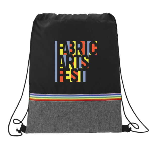 Rainbow RPET Drawstring Bag Thumbnail