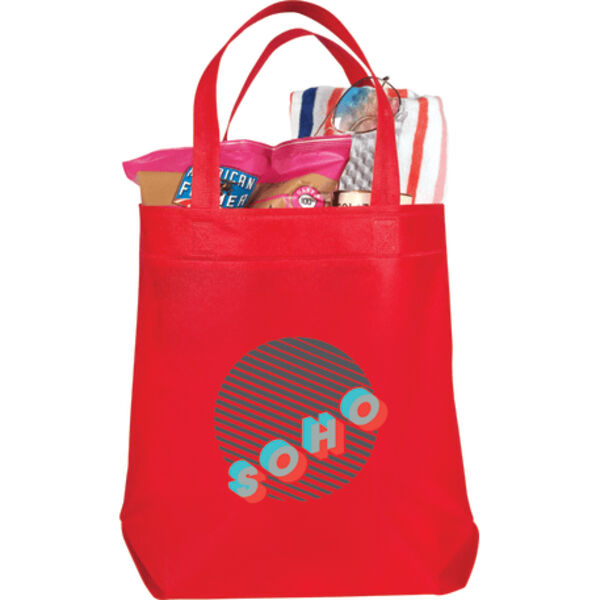 Challenger Non-Woven Shopper Tote Thumbnail