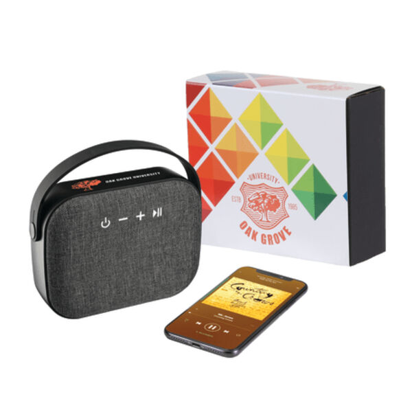 Woven Fabric Bluetooth Speaker w/Full Color Wrap Thumbnail