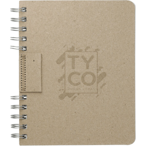 6" x 7.5" Recycled Cardboard Spiral JournalBook® Thumbnail