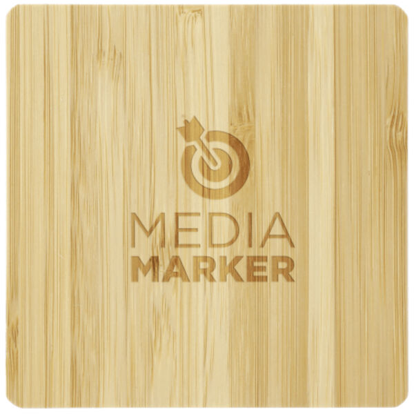 Bamboo Wireless Charging Pad with Dual Outputs Thumbnail
