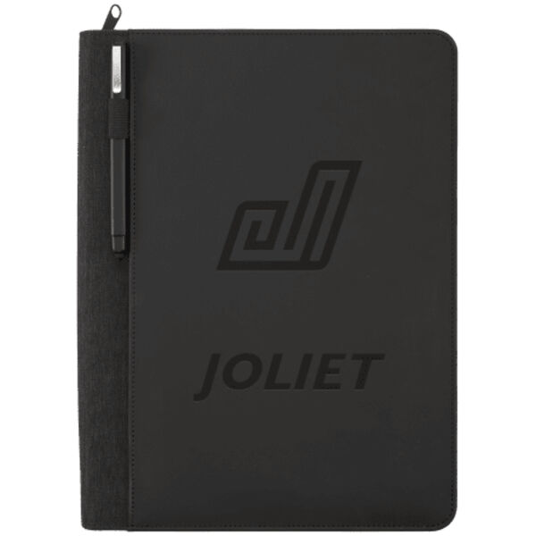 Vienna Heathered Zippered Padfolio Thumbnail