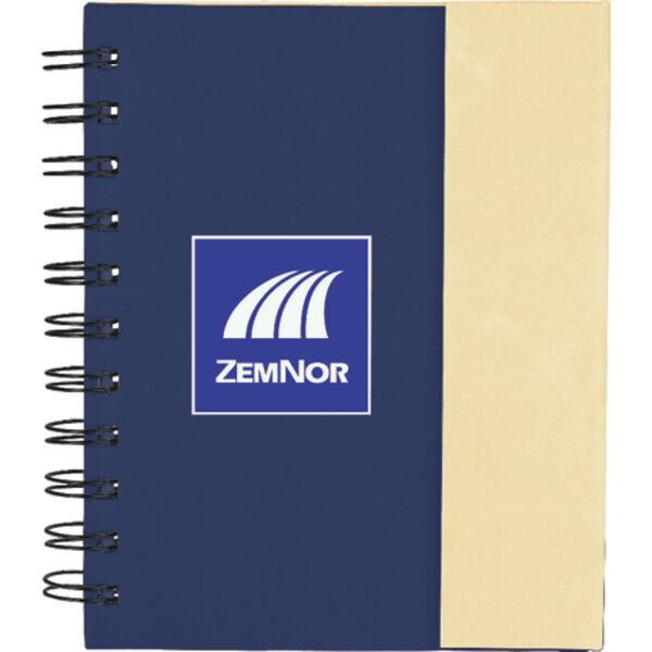 5.5" x 6" Lock-it Mini Spiral Notebook w/Pen Thumbnail