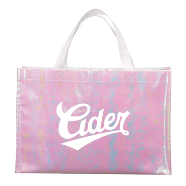Iridescent Non-Woven Shopper Tote Thumbnail